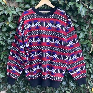 OSSI Skiwear Acrylic and Wool Blend Knit Sweater